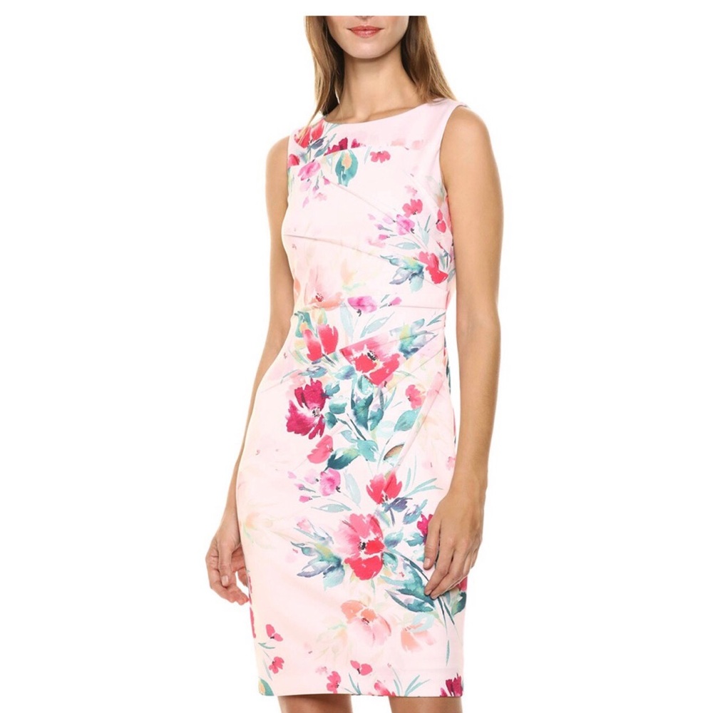Calvin Klein Light Pink & Floral Dress
